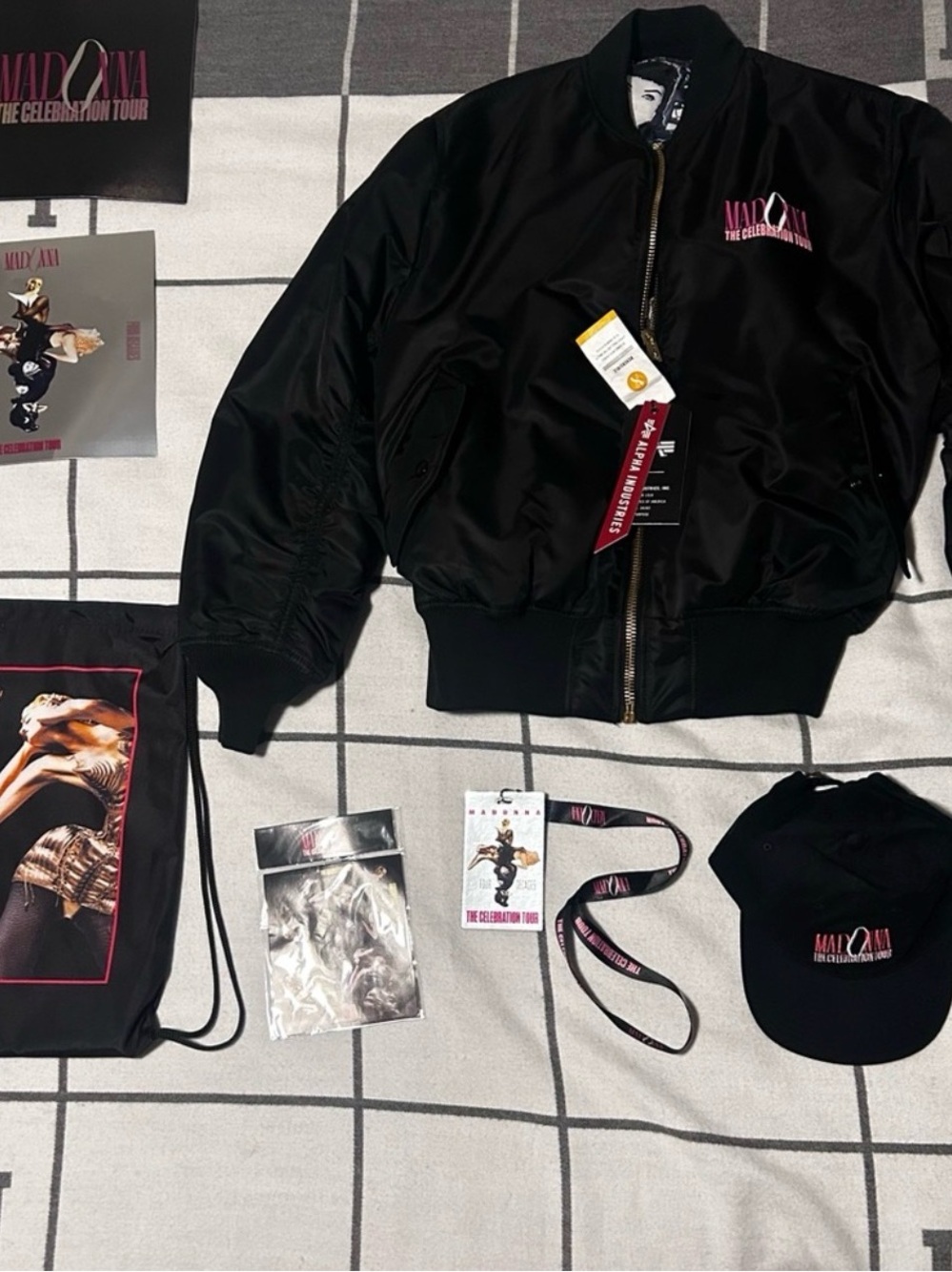 NEW Madonna Bomber Celebration 2023 Tour exclusive Jacket.